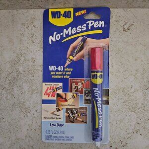 WD-40 No Mess Pen Low Odor Lubricates Protects Removes 0.26 oz Sealed New